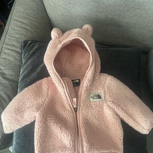 The North Face Blush Pink Fleece Kids Jacket